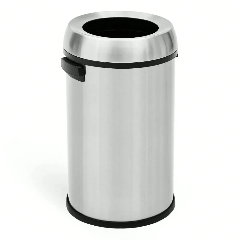 Commercial Kitchen Garbage Can - Round Kitchen Trash Can,Stainless Steel Swing