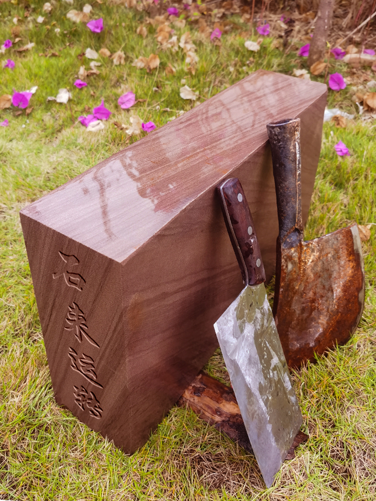 Commercial Kitchen Knife Sharpener - Large Natural Medium Grinding Red Sandstone