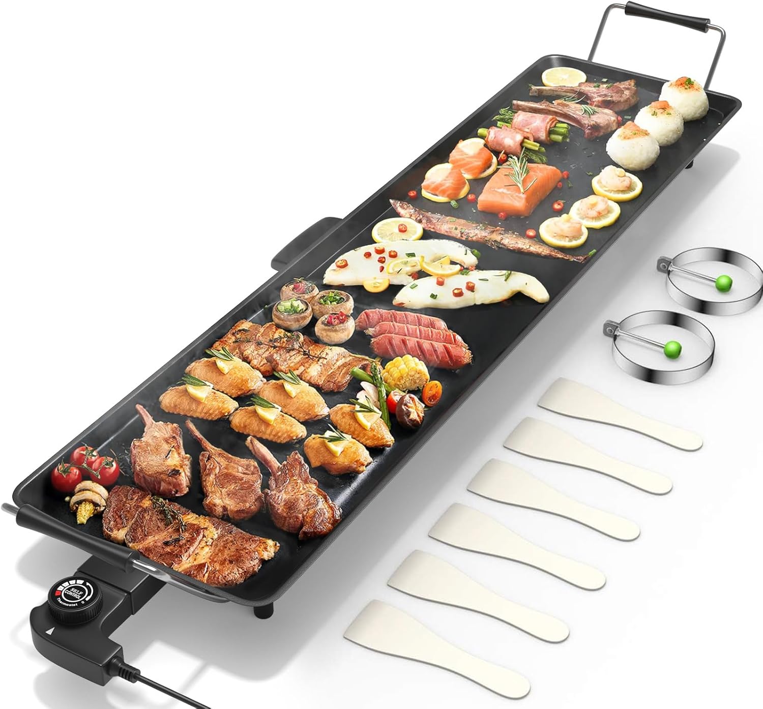 Teppanyaki Grill Table - Electric Griddle 35 Inch - 2000W