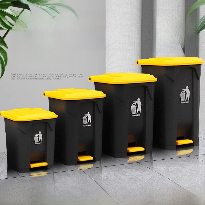 Commercial Kitchen Garbage Can - Large Capaci Foot Pedal Tra Can