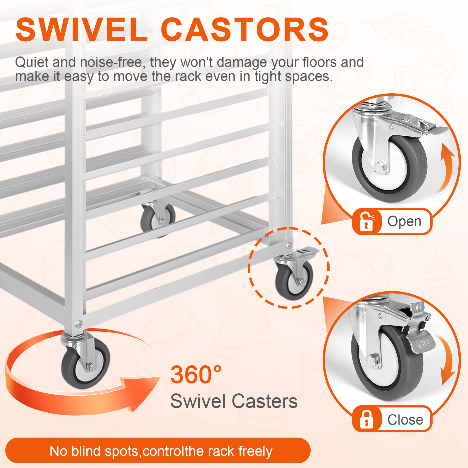 Commercial Kitchen Quotes - 9 Tier 3 Inch Spacing Aluminium