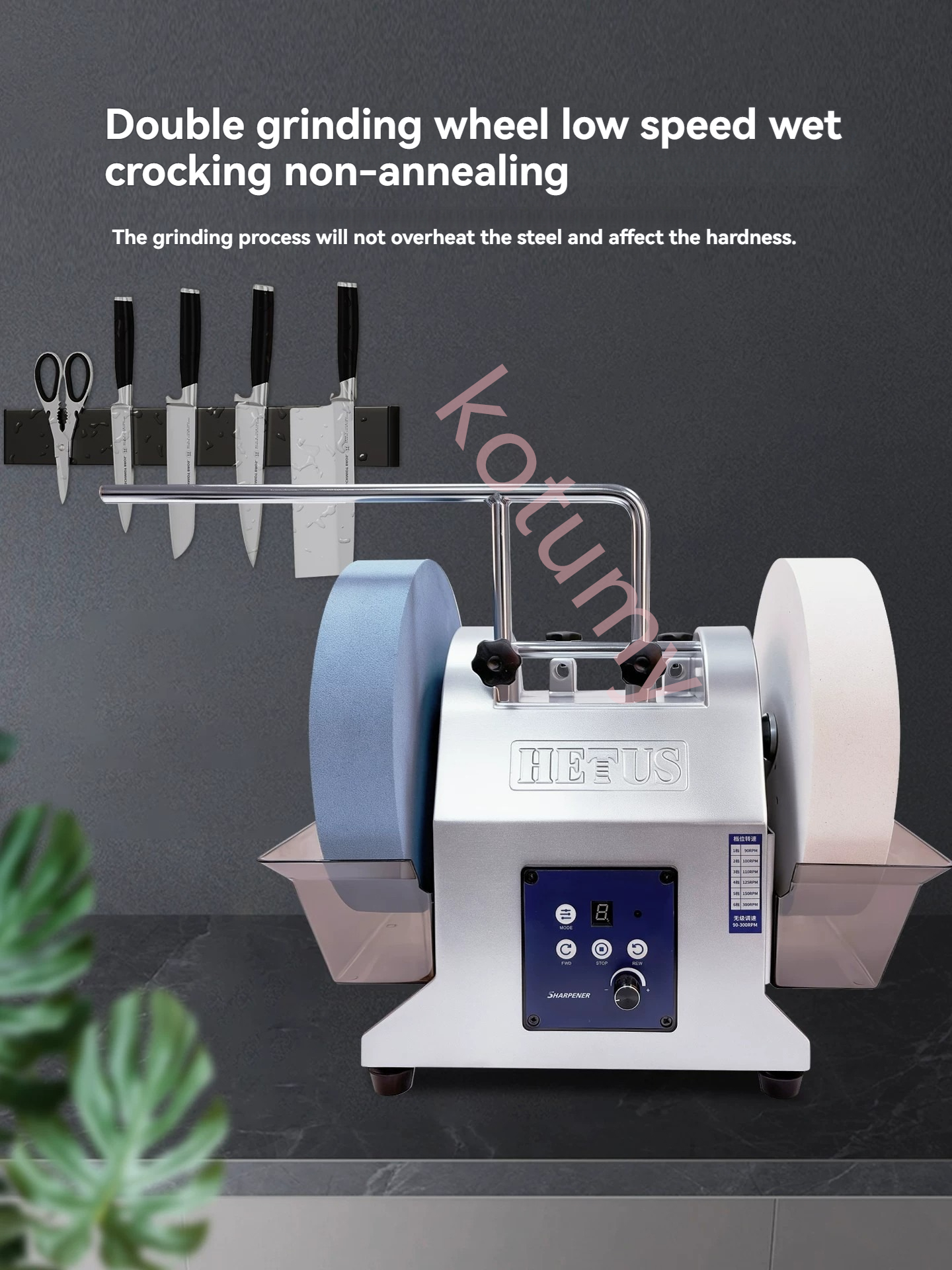 10 inch Dual Wheel Electric Kn - Commercial Kitchen Knife Sharpener のレビューと価格