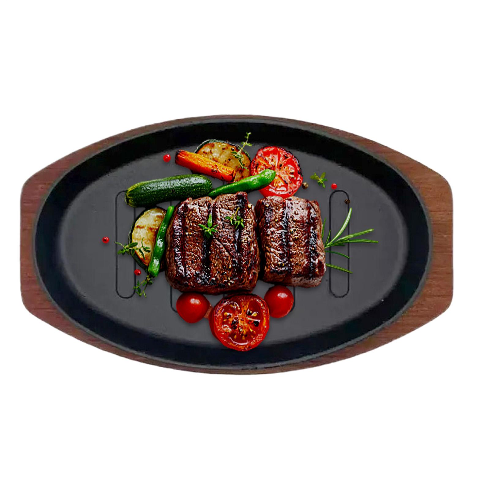 Cast Iron Oval  Shape Restaura - Teppanyaki Grill Table のレビューと価格