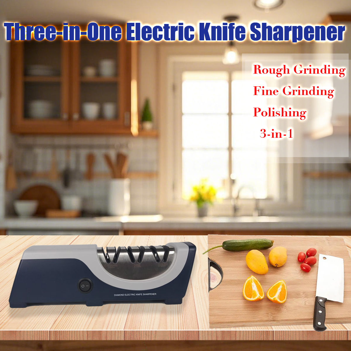 Fully Automatic Electric Knife - Commercial Kitchen Knife Sharpener のレビューと価格