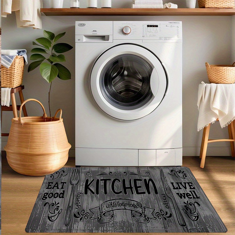 Retro Kitchen Quote Rug Eat Go - Commercial Kitchen Quotes のレビューと価格
