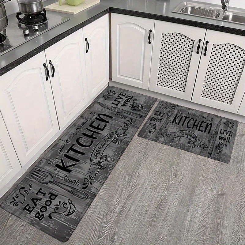 Retro Kitchen Quote Rug Eat Go - Commercial Kitchen Quotes のレビューと価格