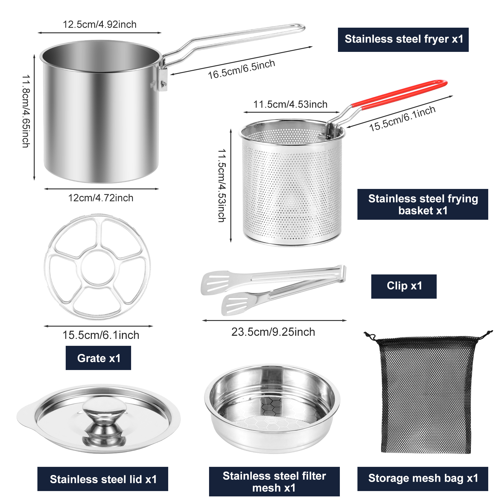 Deep Fryer Pots Stainless Stee - Commercial Kitchen Appliances のレビューと価格