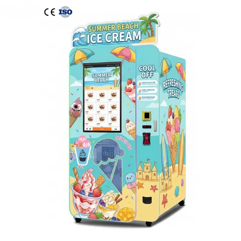 Ice Cream Vending Machine Auto - Soft Serve Ice Cream Machine のレビューと価格