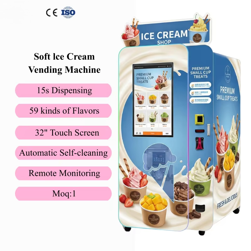 Ice Cream Vending Machine Auto - Soft Serve Ice Cream Machine のレビューと価格