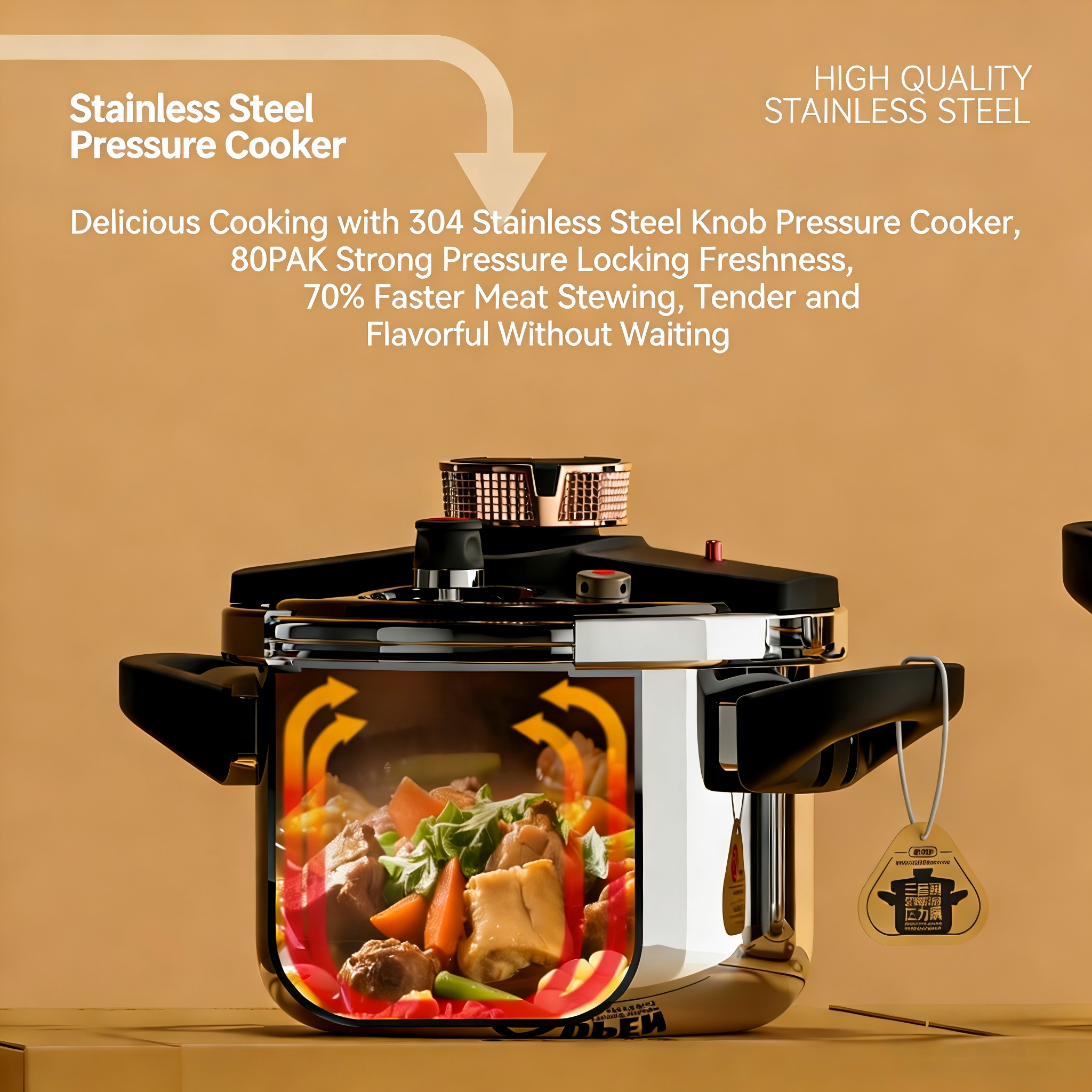 80KPA Pressure Cooker 304 Stai - Induction Cooker Commercial のレビューと価格