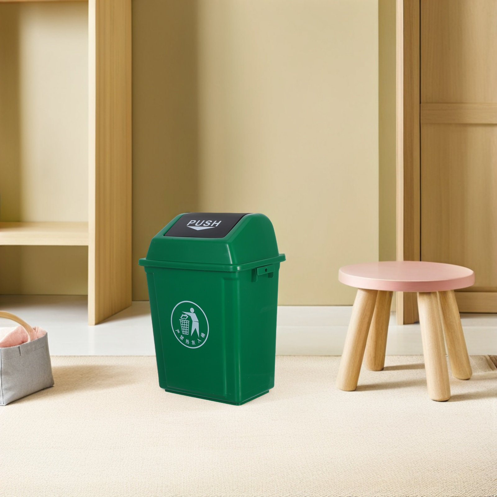 10L Plastic Swing Top Garbage  - Commercial Kitchen Garbage Can のレビューと価格