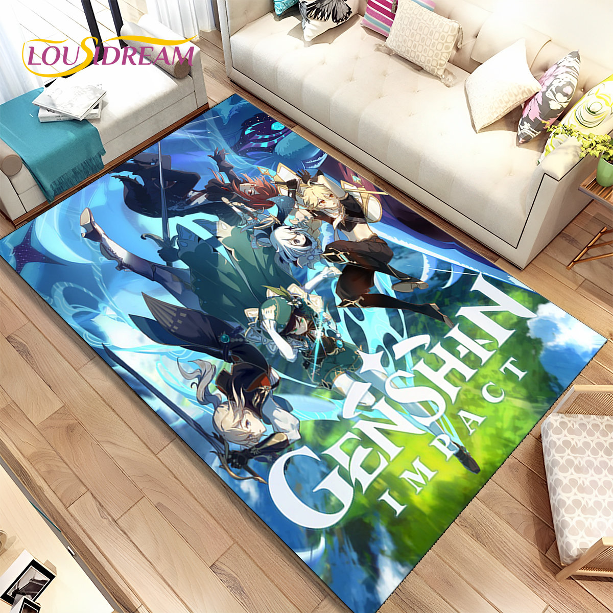 Genshin Impact Cartoon Game Ar - Kitchen Flooring Commercial のレビューと価格