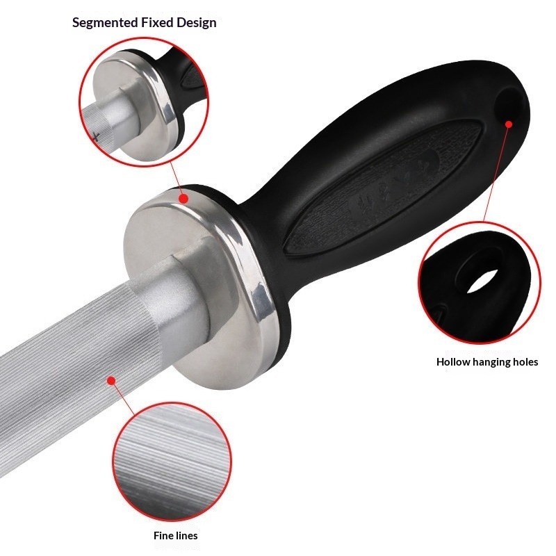 Knife Sharpener Rod - Diamond  - Commercial Kitchen Knife Sharpener のレビューと価格