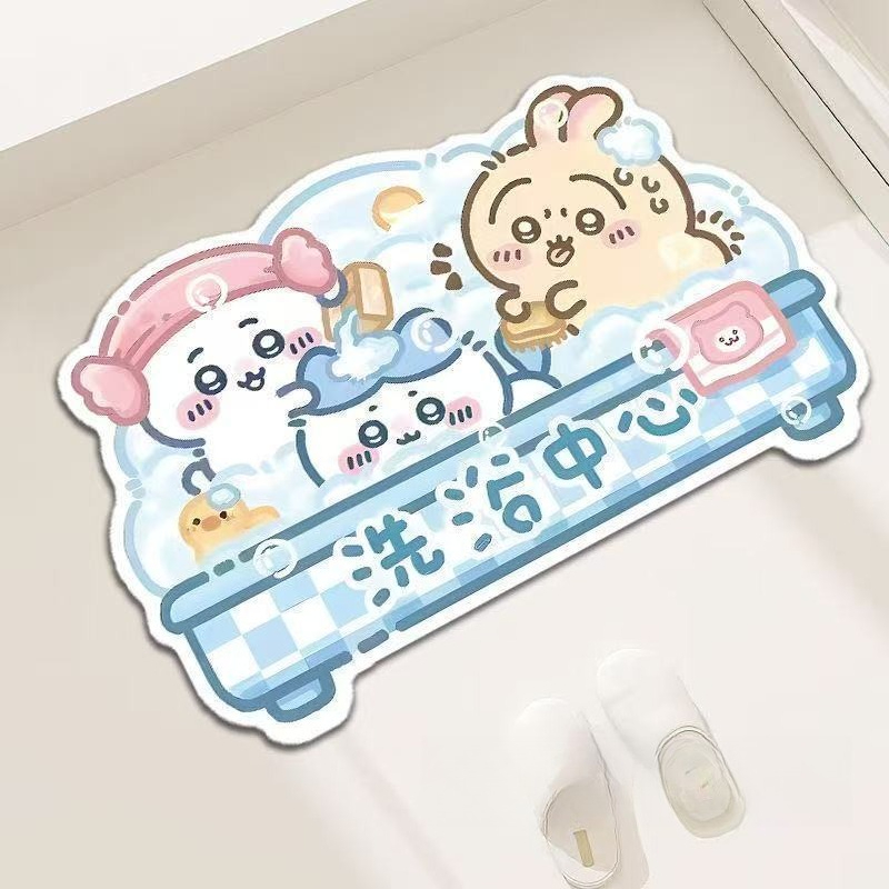 Chiikawa Floor Mat Quick-dryin - Kitchen Flooring Commercial のレビューと価格