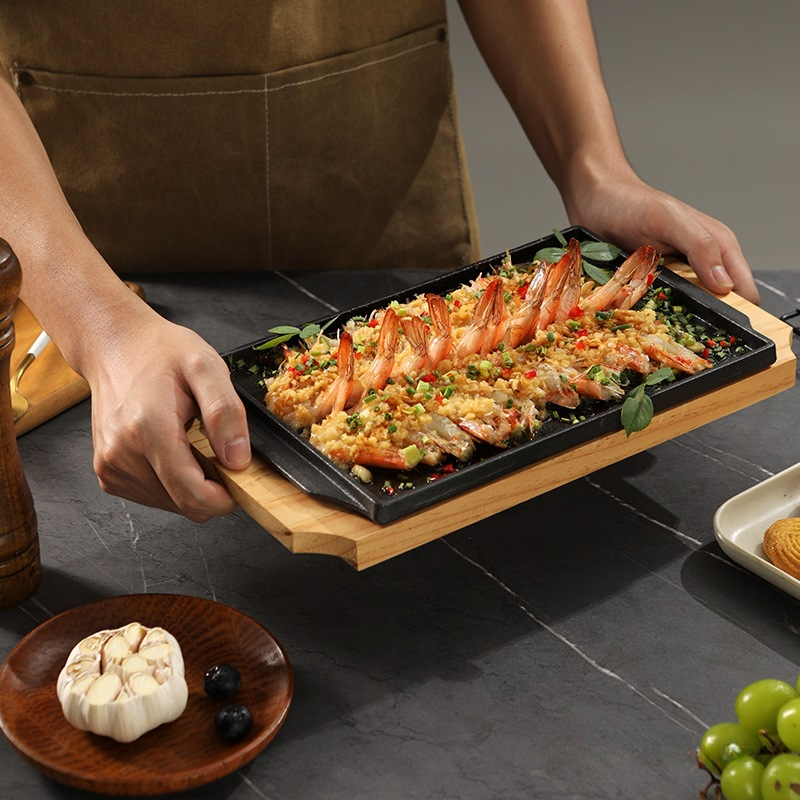 Cast Iron Rectangle Shape Rest - Teppanyaki Grill Table のレビューと価格