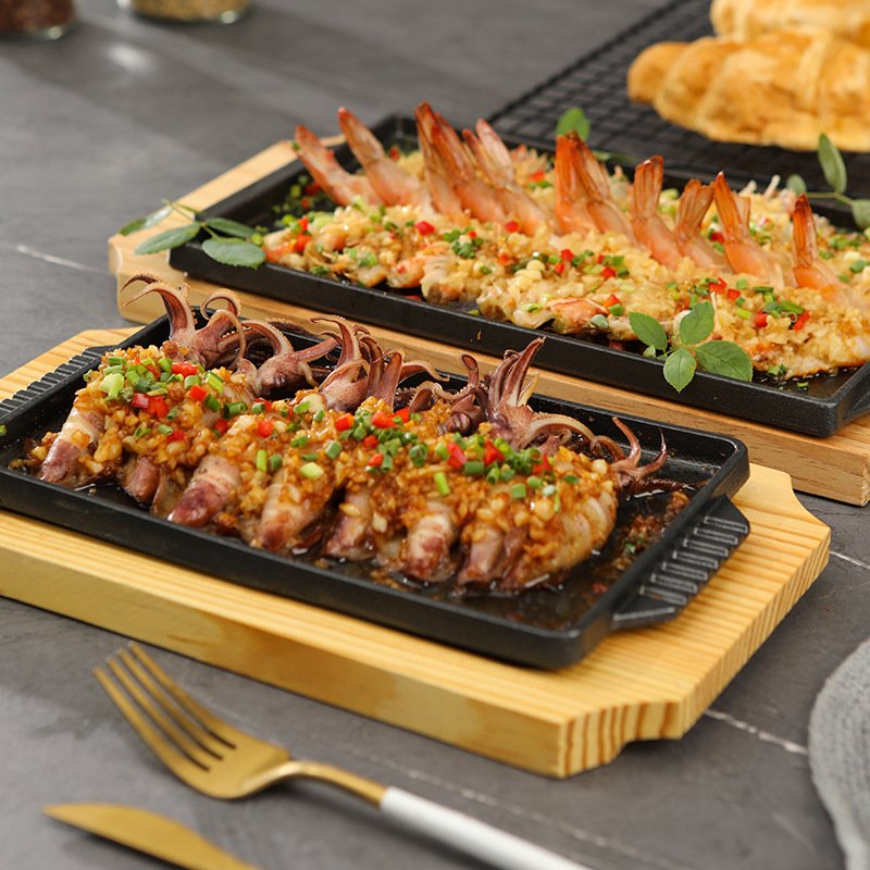 Cast Iron Rectangle Shape Rest - Teppanyaki Grill Table のレビューと価格