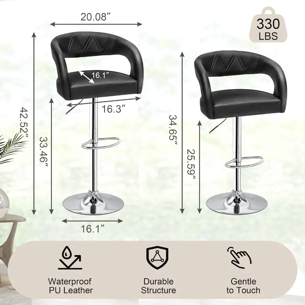 For Bar Stools Set of 4 Adjust - Commercial Kitchen Quotes のレビューと価格