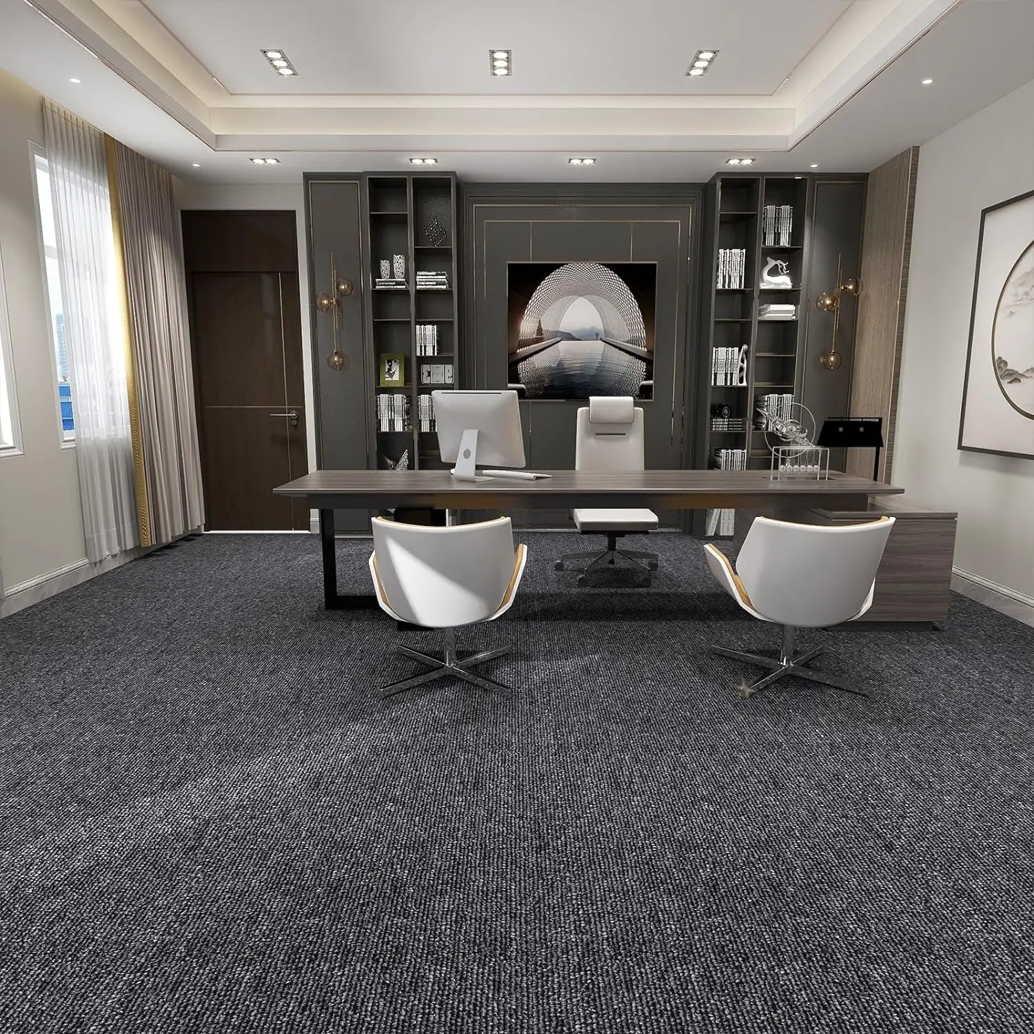 40Pcs Self Adhesive Carpet Mat - Kitchen Flooring Commercial のレビューと価格