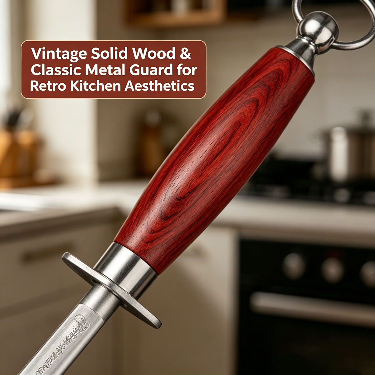 Butcher Sharpening Steel, Prof - Commercial Kitchen Knife Sharpener のレビューと価格