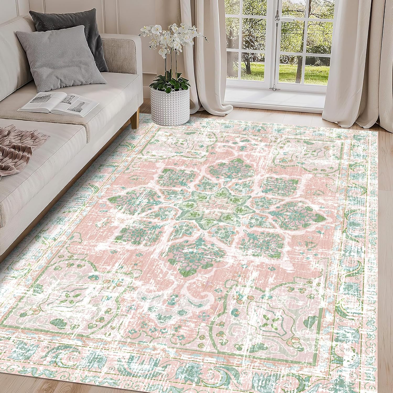 Bohemian Retro Pink Green Flor - Commercial Dishwasher Table のレビューと価格
