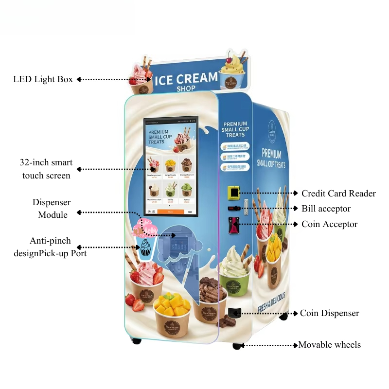 Customized Soft Ice Cream Vend - Soft Serve Ice Cream Machine のレビューと価格