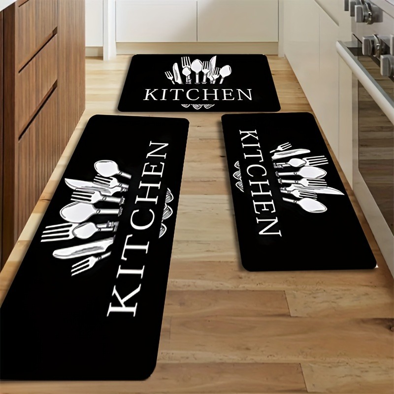 1 Piece Black Kitchen Floor Ma - Kitchen Flooring Commercial のレビューと価格