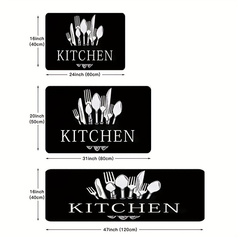 1 Piece Black Kitchen Floor Ma - Kitchen Flooring Commercial のレビューと価格