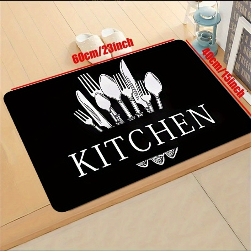 1 Piece Black Kitchen Floor Ma - Kitchen Flooring Commercial のレビューと価格
