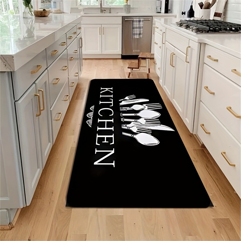 1 Piece Black Kitchen Floor Ma - Kitchen Flooring Commercial のレビューと価格