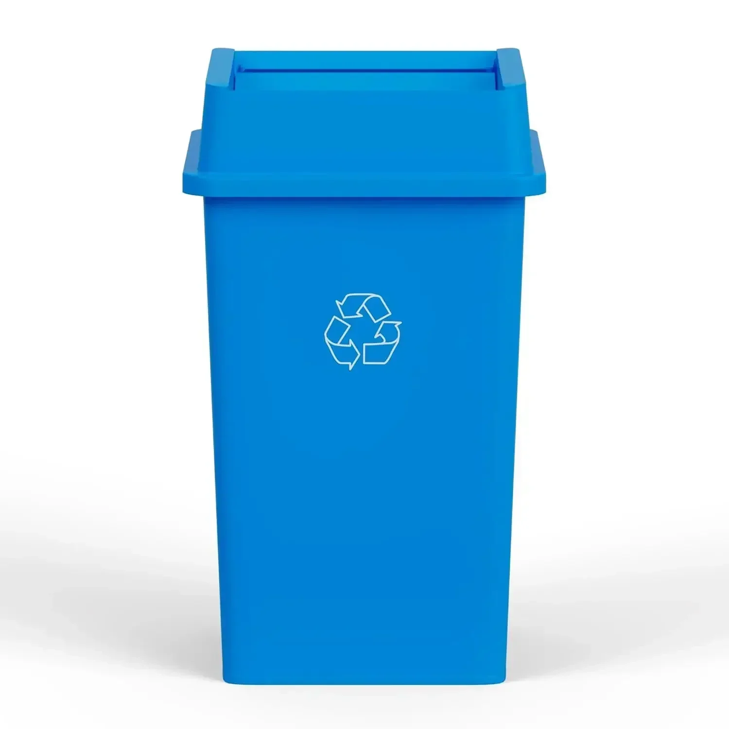 35 Gallon Blue Square Commerci - Commercial Kitchen Garbage Can のレビューと価格