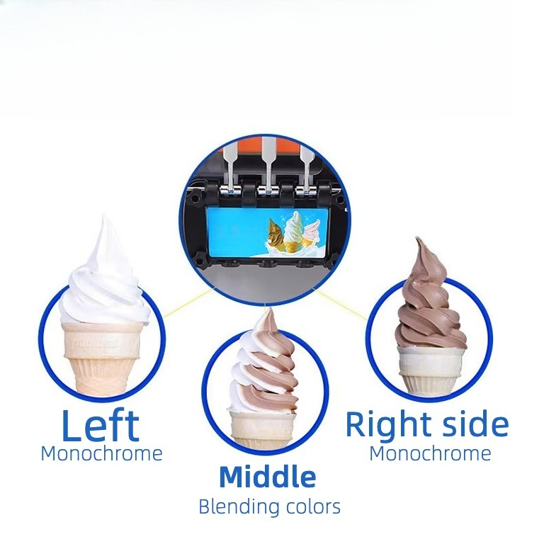 Fully Automatic 20~28L/h Soft  - Soft Serve Ice Cream Machine のレビューと価格