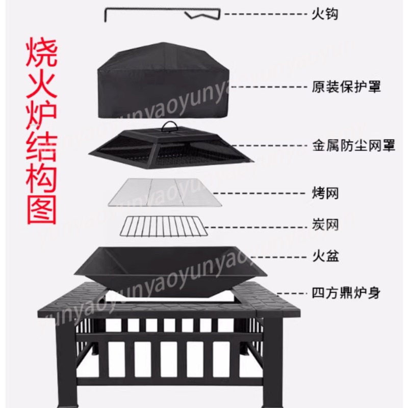 Outdoor Patio Tea Stove Heatin - Teppanyaki Grill Table のレビューと価格