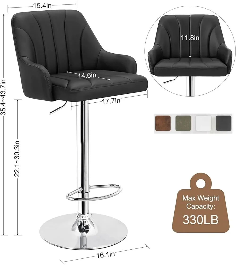 For Bar Stools Set of 4, Adjus - Commercial Kitchen Quotes のレビューと価格