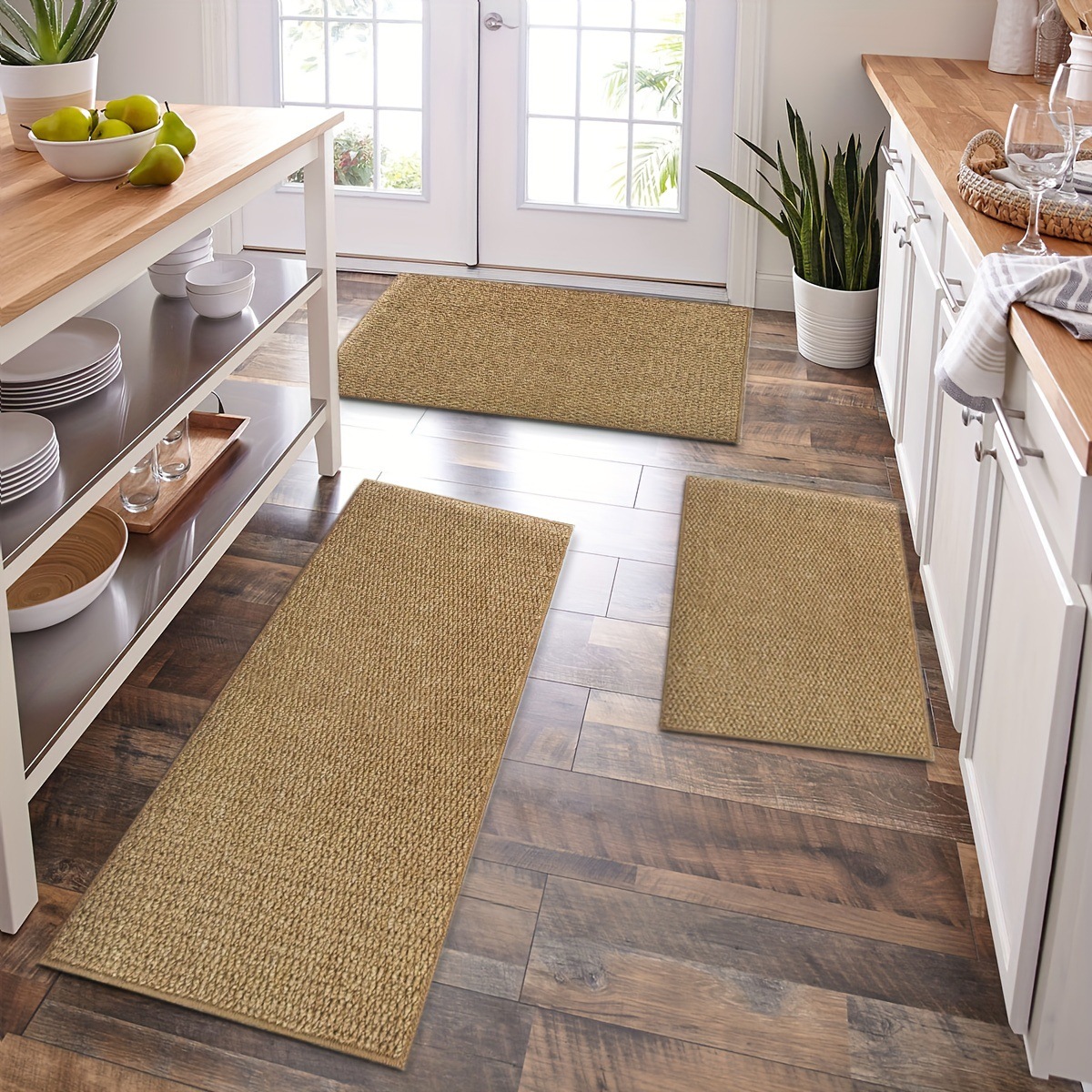 Washable Non-slip Kitchen Rug  - Kitchen Flooring Commercial のレビューと価格