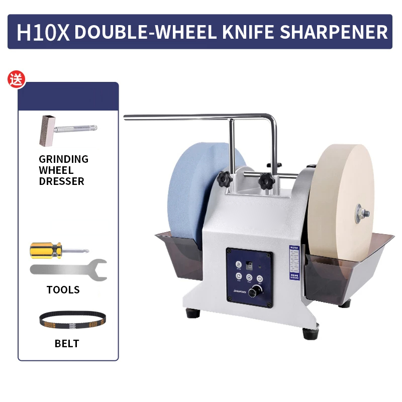 10-inch Dual-Wheel Electric Kn - Commercial Kitchen Knife Sharpener のレビューと価格