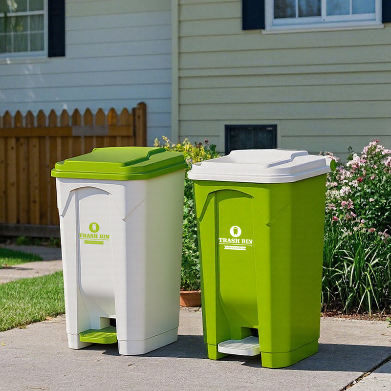 Large Outdoor Step Trash Can,  - Commercial Kitchen Garbage Can のレビューと価格