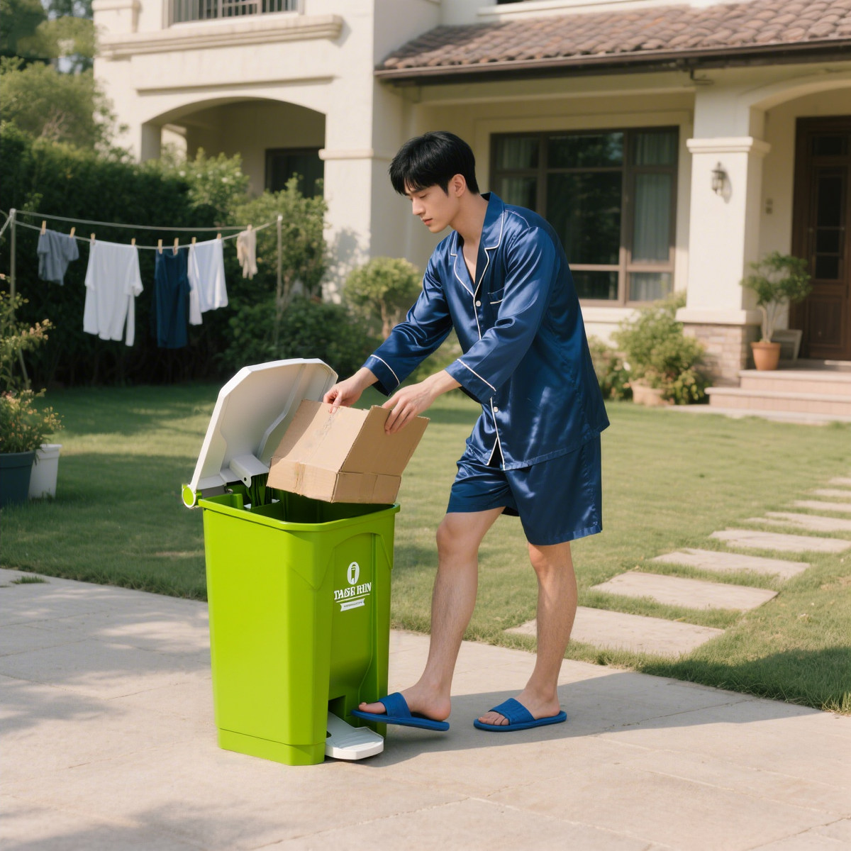 Large Outdoor Step Trash Can,  - Commercial Kitchen Garbage Can のレビューと価格