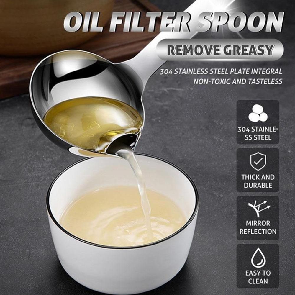 Oil Soup Separate Spoon Coland - Commercial Kitchen Oil Filter のレビューと価格