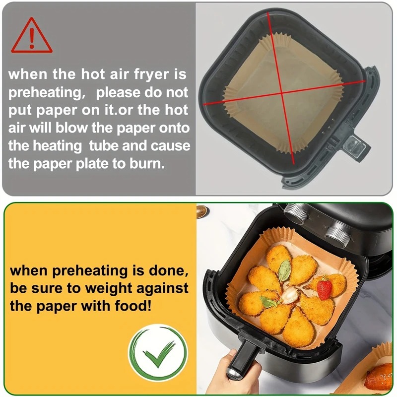 Air Fryer Paper Liners Disposa - Commercial Kitchen Appliances のレビューと価格