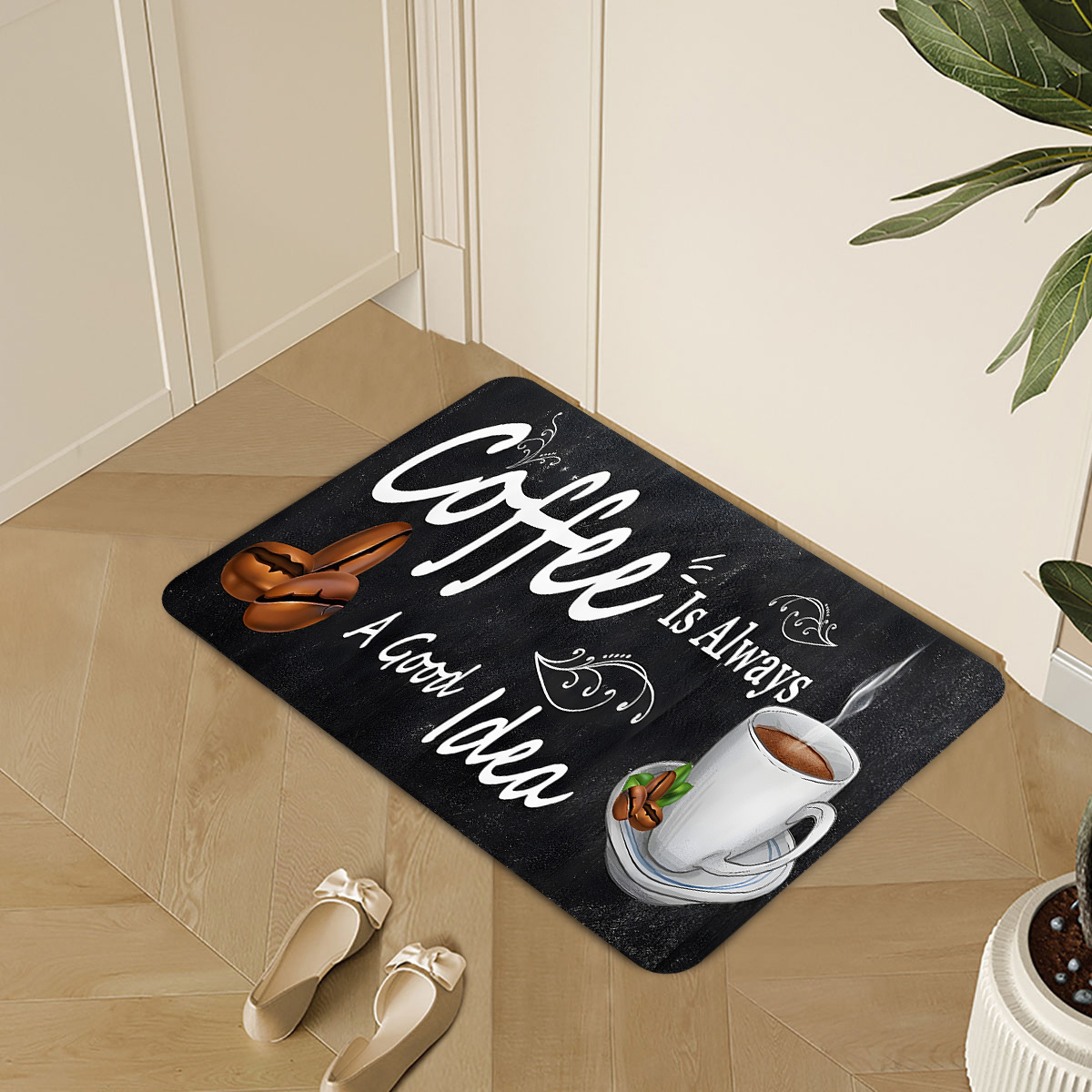 Coffee Time Quote Carpet Mat R - Commercial Kitchen Quotes のレビューと価格